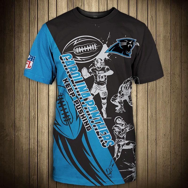 Carolina Panthers T-Shirt Graphic Cartoon Player Gift S