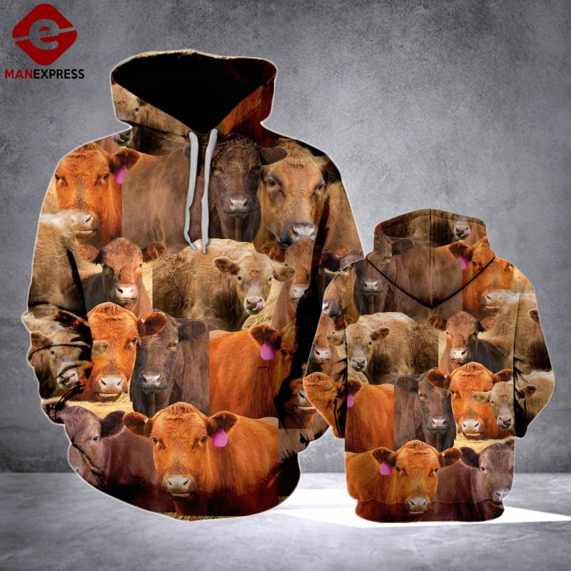 Animal Cale Animal Angus Funny Hoodie