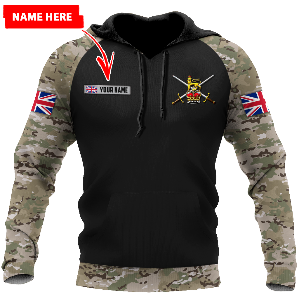 Personalized Name Xt Bristish Veteran 3D Printed Clothes Pd22032106