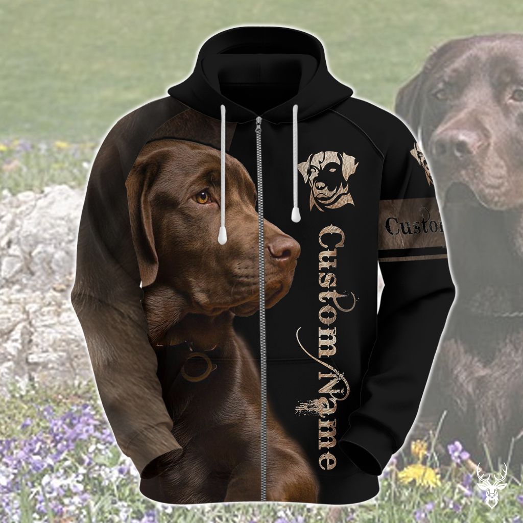 Labrador Custom Name Hoodie QQ NXD312008L16HT