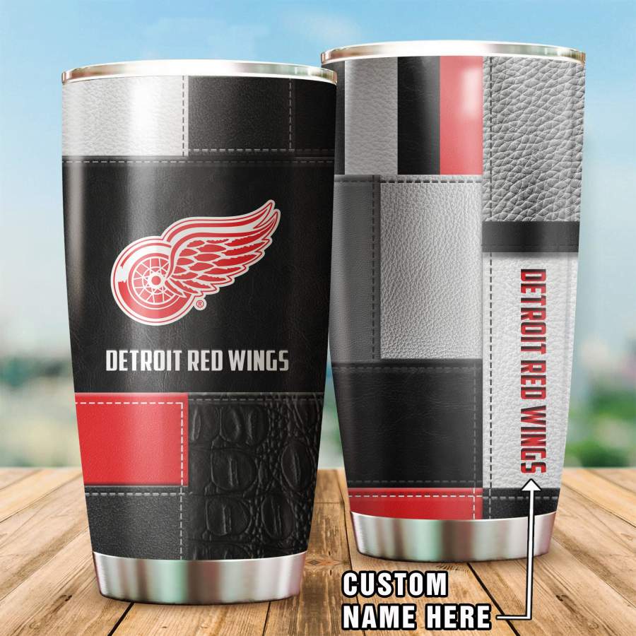 Detroit Red Wings  Printed Stainless Steel Insulated Tumbler Cup