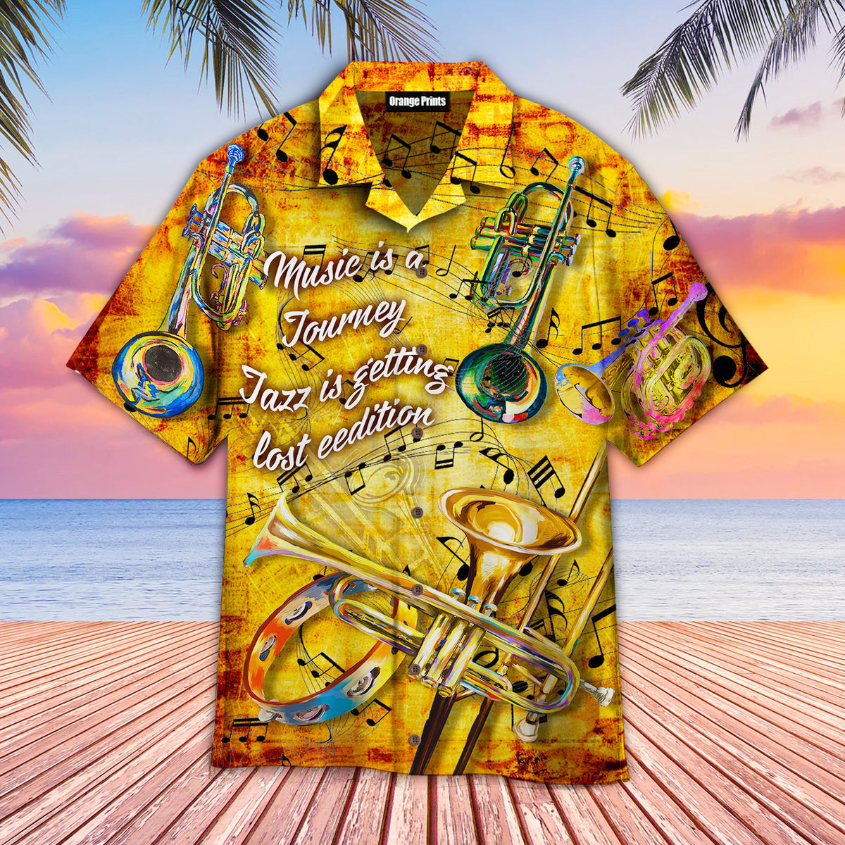 Music Is A Journey Jazz Getting Lost Aloha Hawaii Shirts For Men Women Ha11091