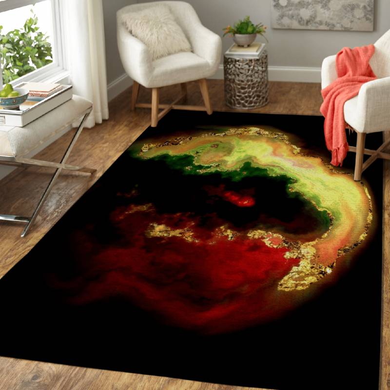 1 of 100 Nebulas in Gold – 100 Nebulas In Space Set 2 Area Rug Carpet