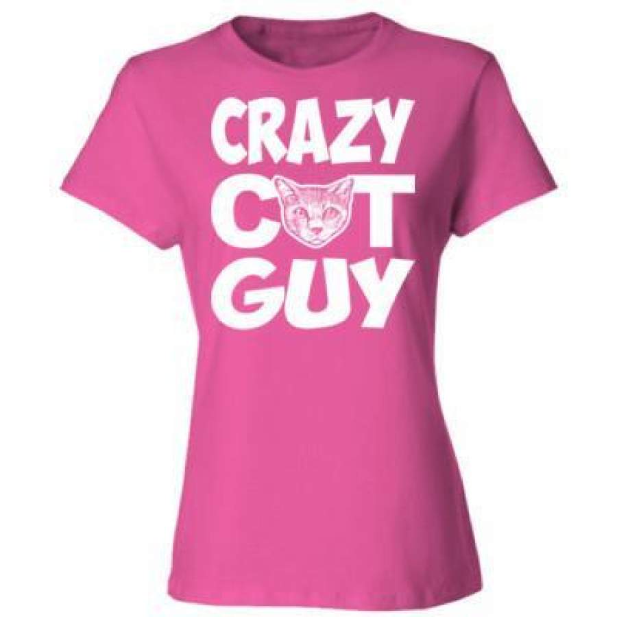 AGR Crazy Cat Guy – Ladies’ Cotton T-Shirt