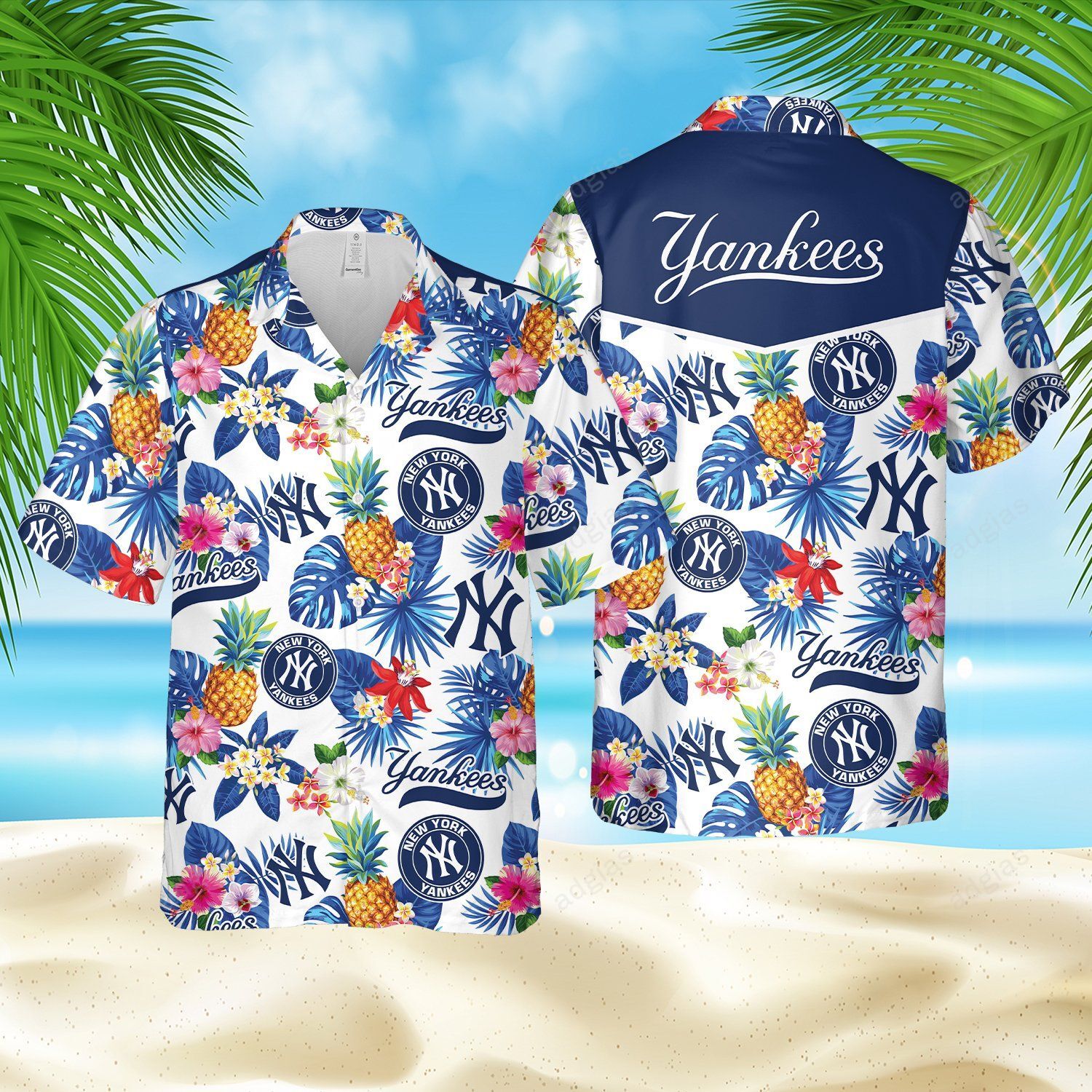 Nyk Aloha Hawaiian Beach Summer Shirt Ha52985