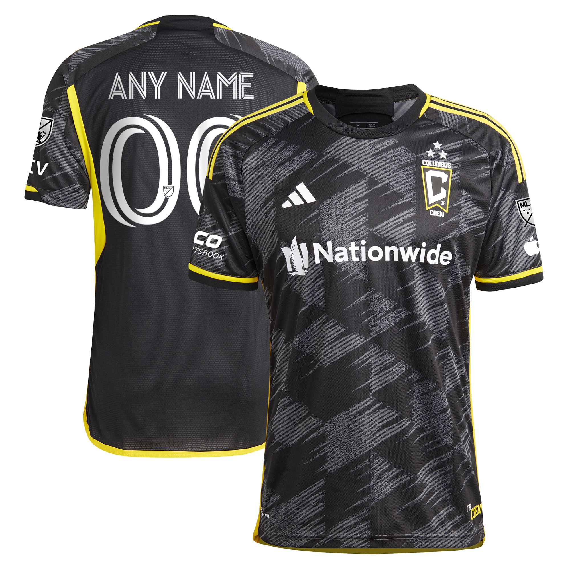 Columbus Crew 2024 VeloCITY Kit Authentic Custom Jersey – Black