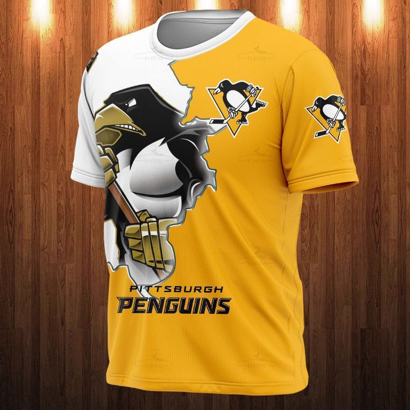 Pittsburgh Penguins T-Shirt 3D Cartoon Graphic Gift