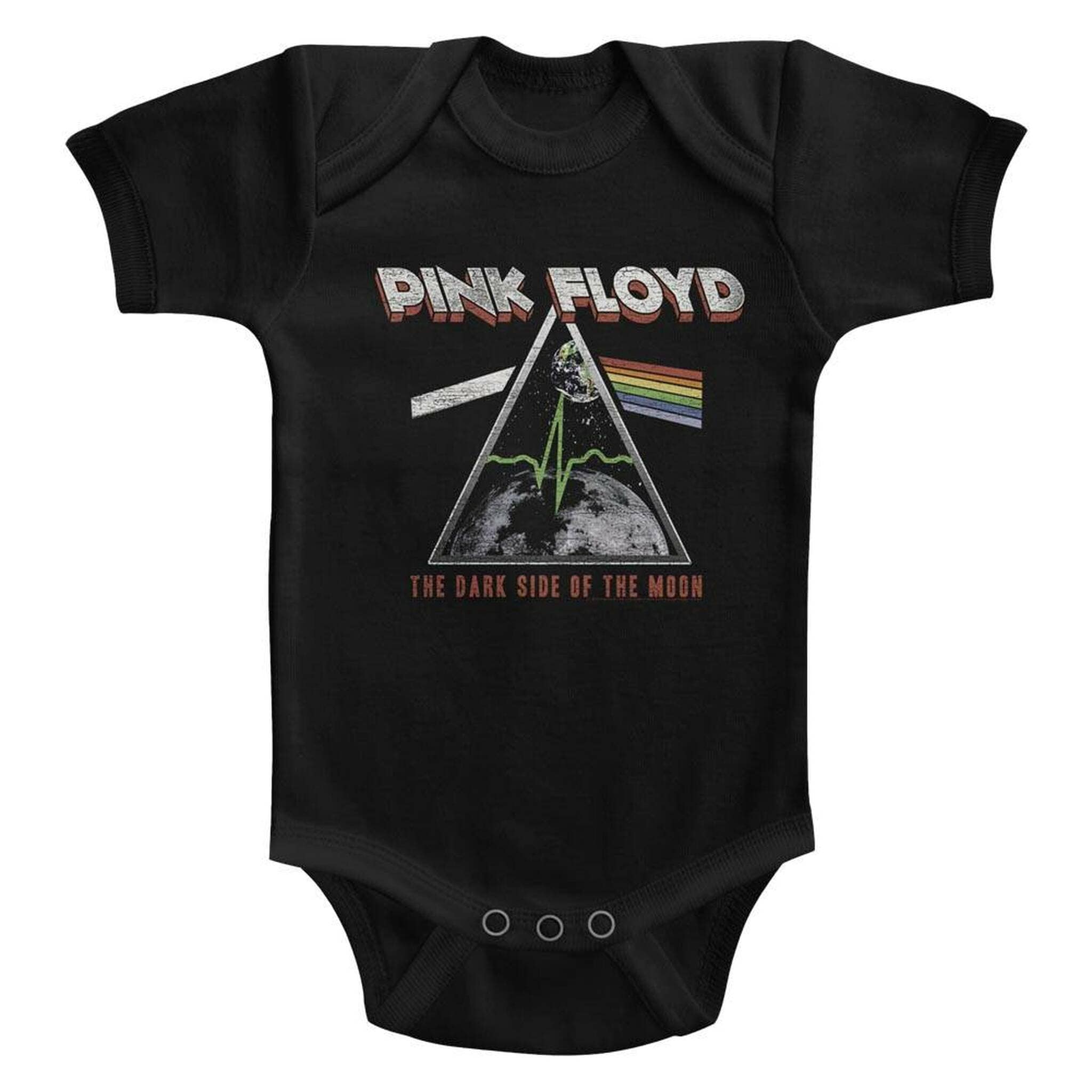 Pink Floyd Moon Black Infant Baby Onesie T-Shirt
