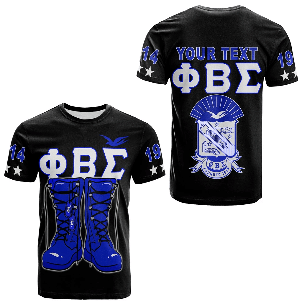 Fraternity Tshirt – Personalized Phi Beta Sigma Boots Tshirt