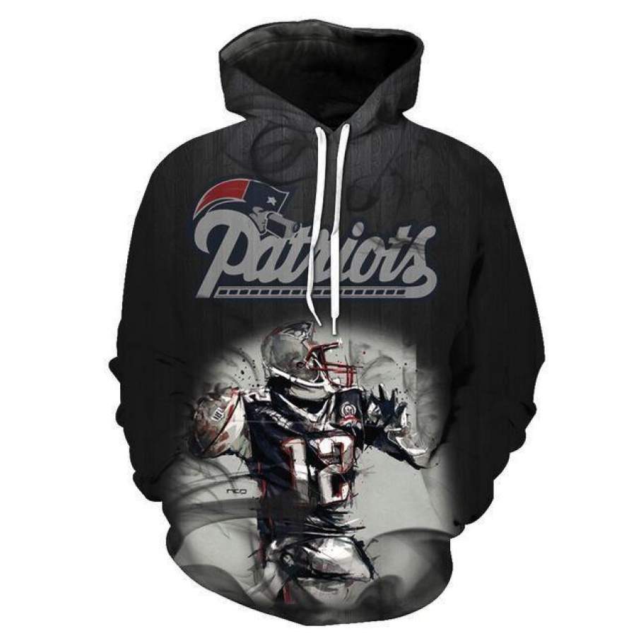 New England Patriots Hoodie 3D Style771 All Over Printed