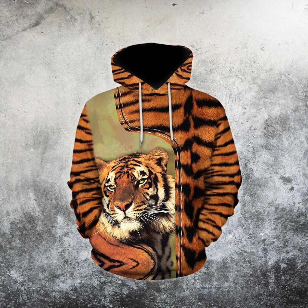 Tiger Powerful 3D Printed Sublimation Hoodie Hooded Sweatshirt Comfy Soft And Warm For Men Women S To 5Xl Dtc230202