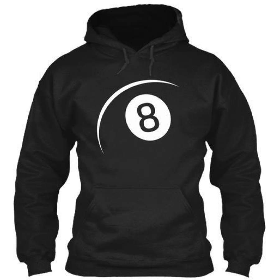 8 Ball Pool Billiard Player Gift Gildan Hoodie Sweatshirt