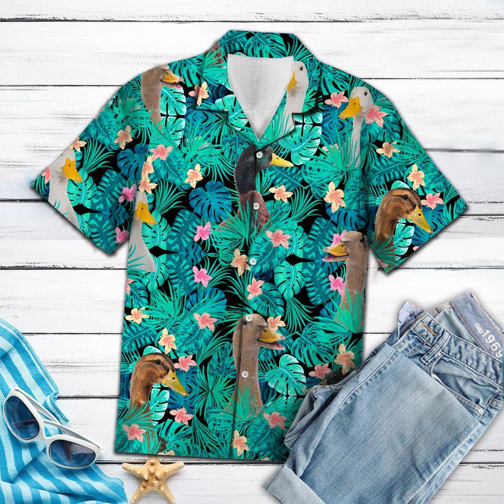 Duck Tropical Hawaii Shirt For Hawaii Aloha Ha33041