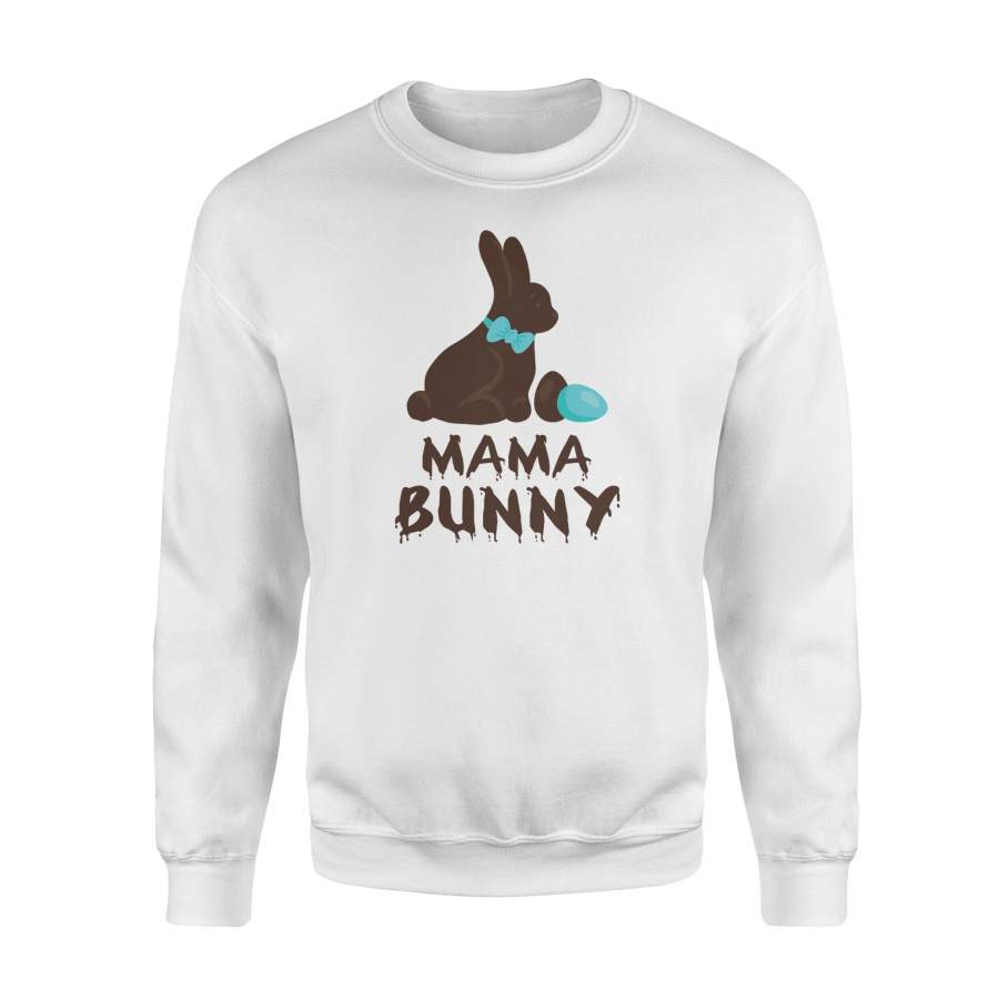 Chocolate Easter Mama Funny Bunny Family Couples Sweatshirt