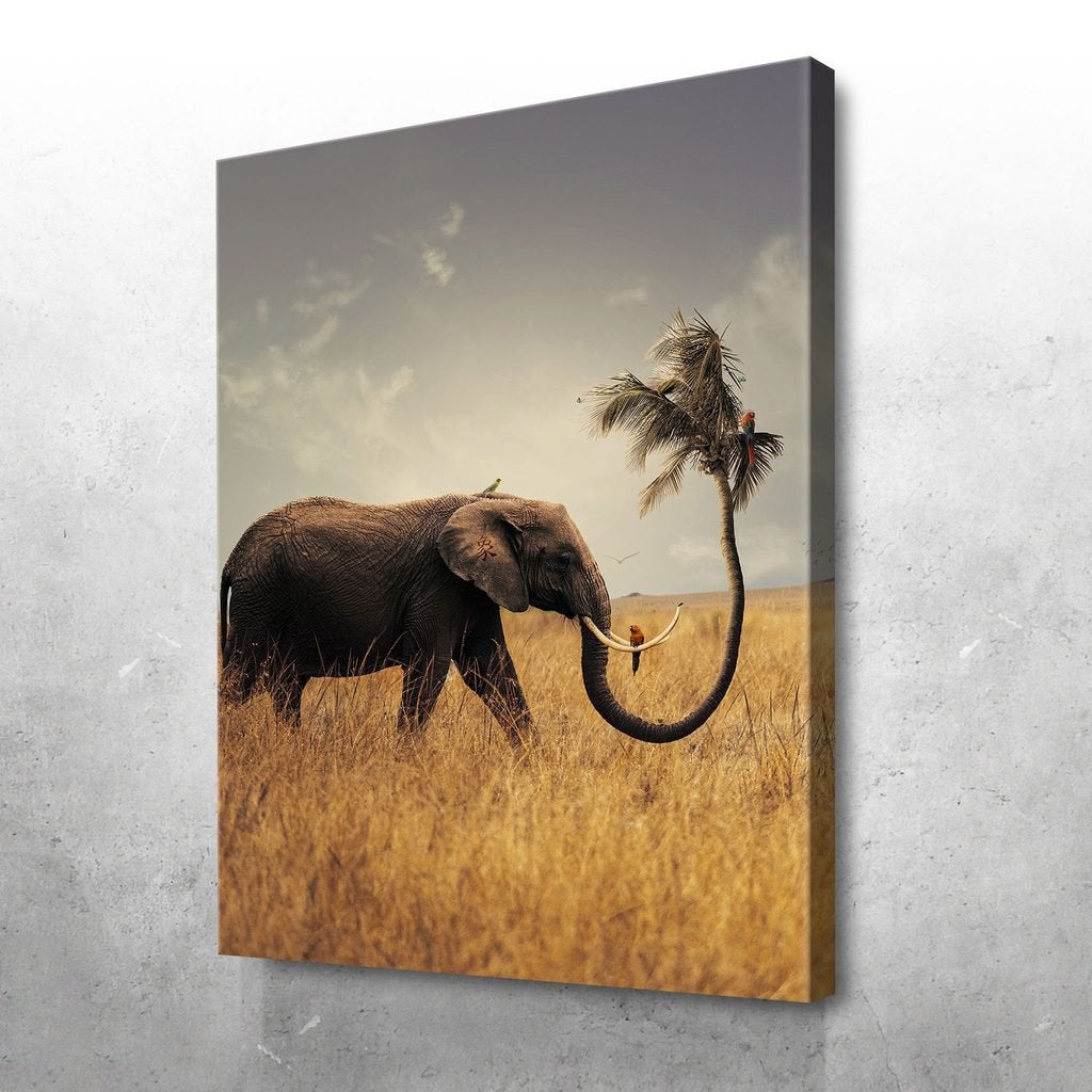 Inequality Elephant Canvas And Poster,Canvas Prints,My Poster Wall