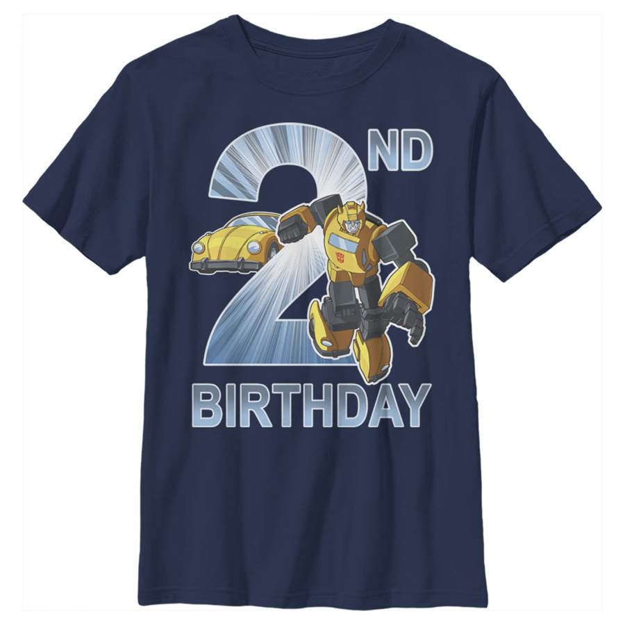 Transformers Boy’s Bumblebee 2nd Birthday  T-Shirt