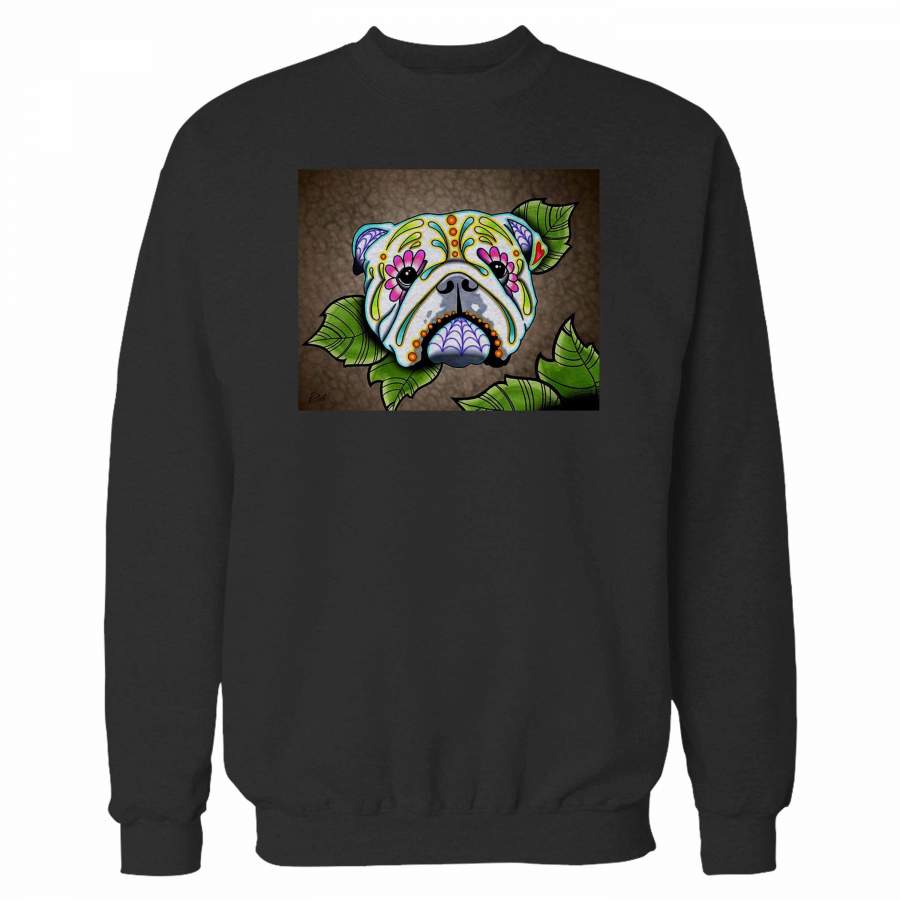 Day Of The Dead English Bulldog Sugar 2 Sweatshirt