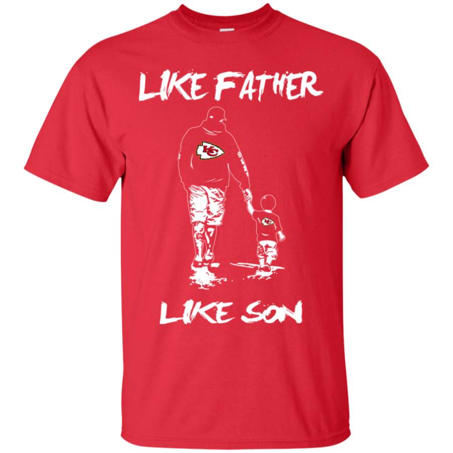 Happy Like Father Like Son Kansas City Chiefs T Shirts