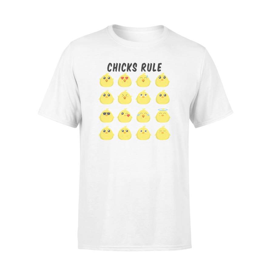 Chicks Rule Happy Easter Celebration Kids T Shirt
