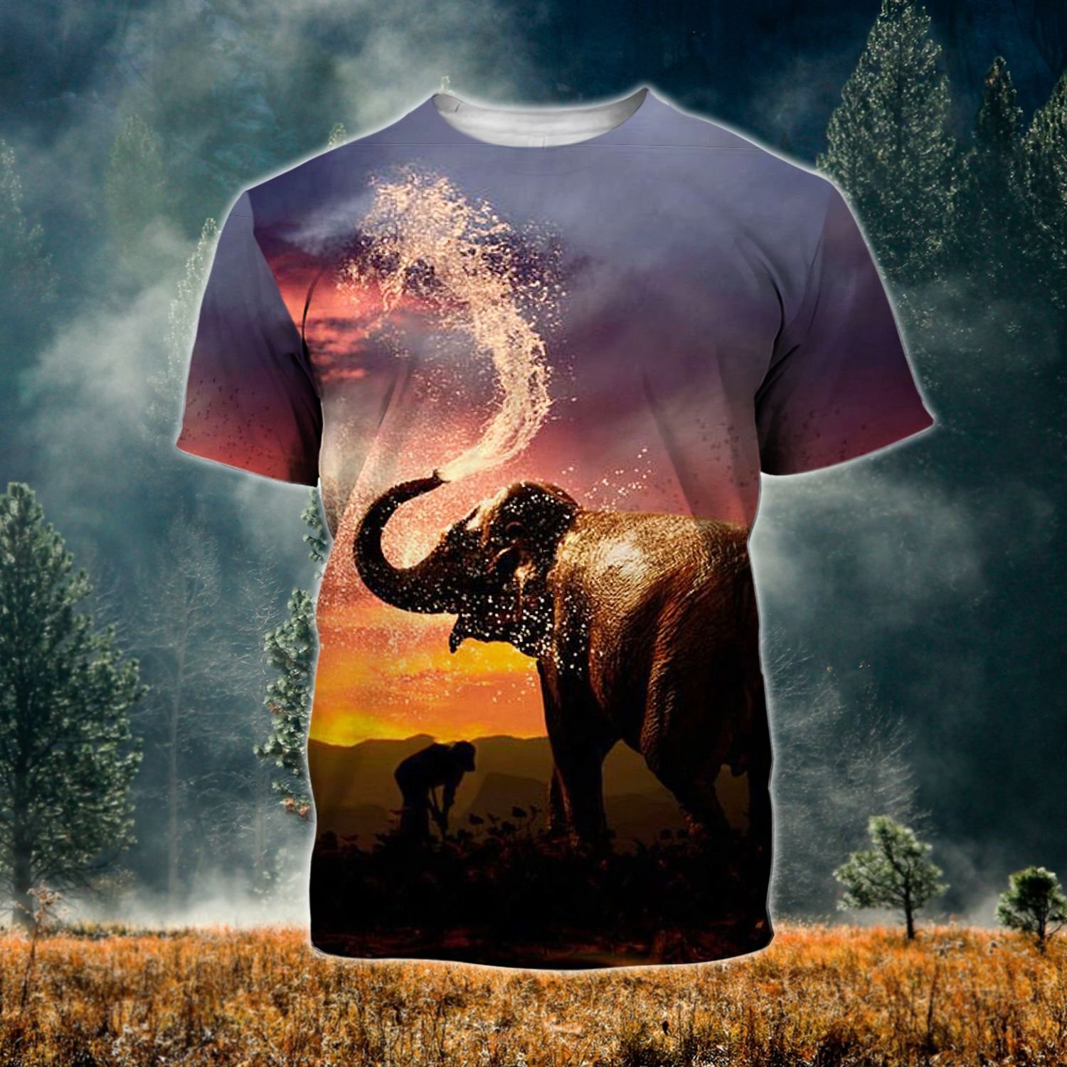 Elephant Ver06 Tthj210721Nby Unisex 3D T-Shirt All Over Print