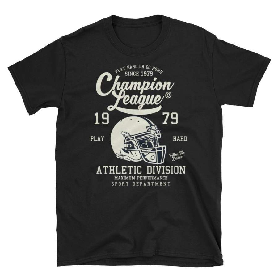 Champion League American Football Vintage Poster T-Shirt