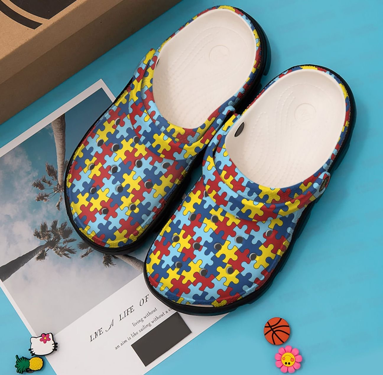 Autism Personalized Clog, Custom Name, Text, Color, Number Fashion Style For Women, Men, Kid, Print 3D Autism