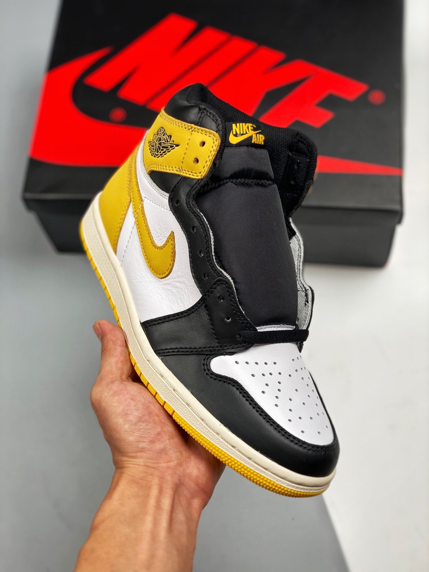 JD 1 Retro High OG Yellow Ochre 555088-109 5341496