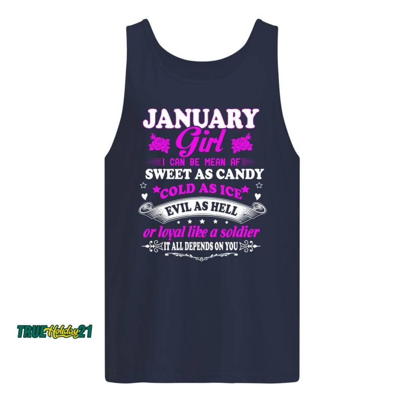 SWEET AS CANDY – JANUARY SHIRT Men’s Tank Top