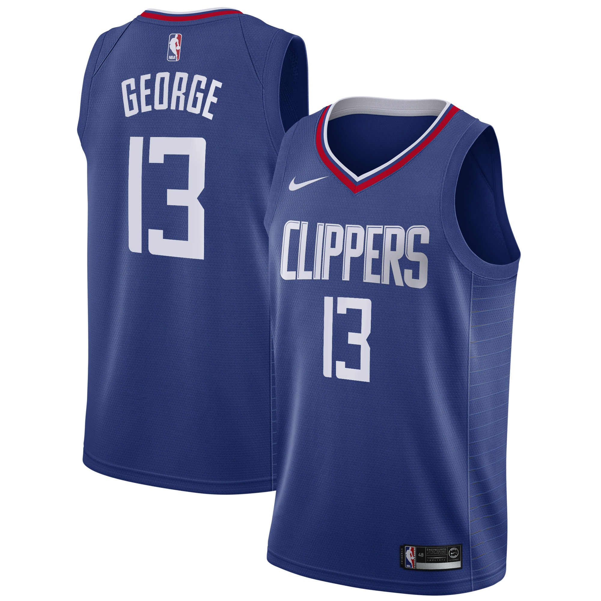 Paul George LA Clippers 2019/20 Swingman Jersey Blue – Icon Edition