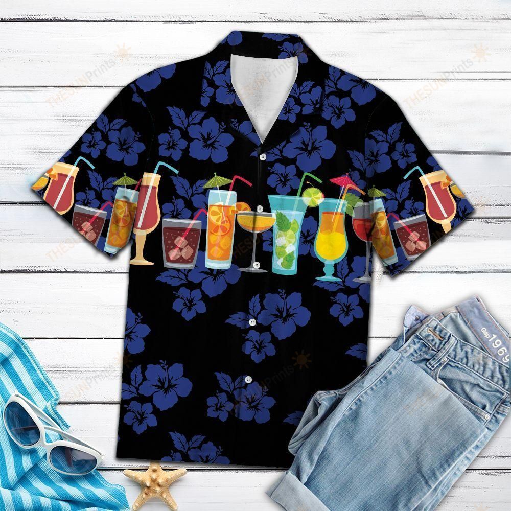 Summer Cocktails Hawaiian Shirt Ha45252