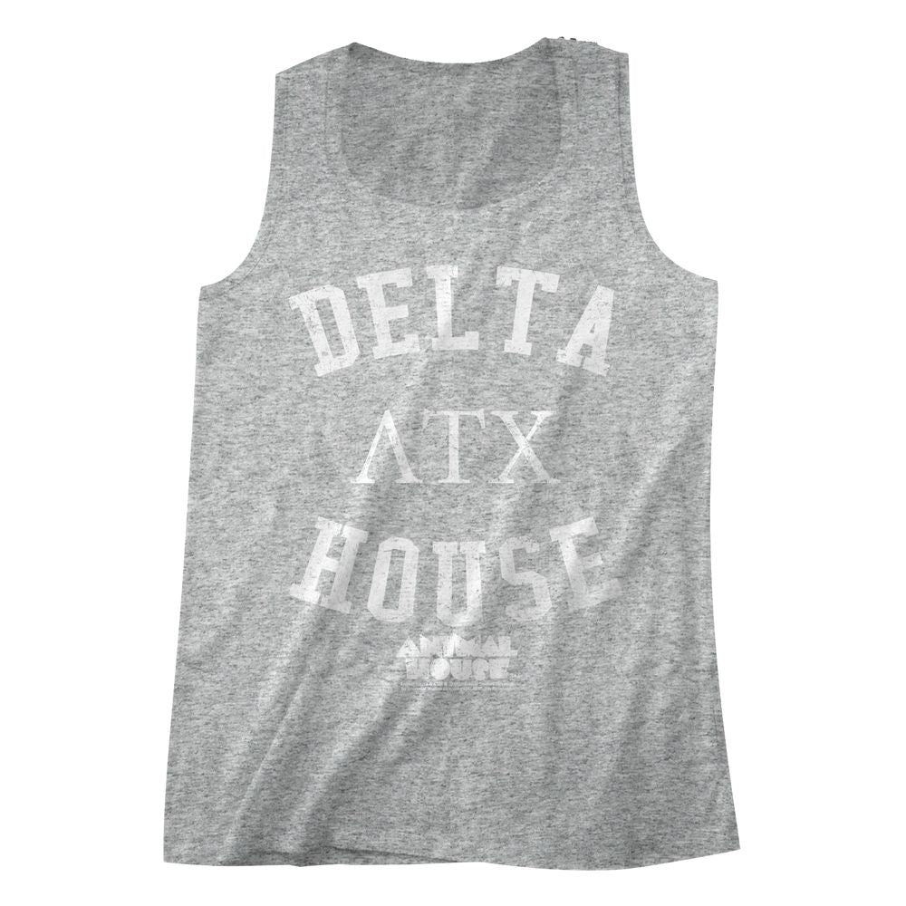 Animal House – Delta House | Gray Heather Adult  Tank