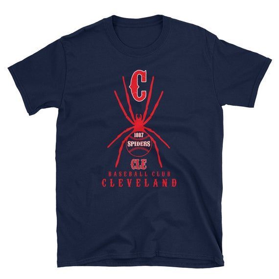 Cleveland Spiders Defunct Baseball Team Short Sleeve Shirt Vintage Retro Throwback 1800 S Shirt