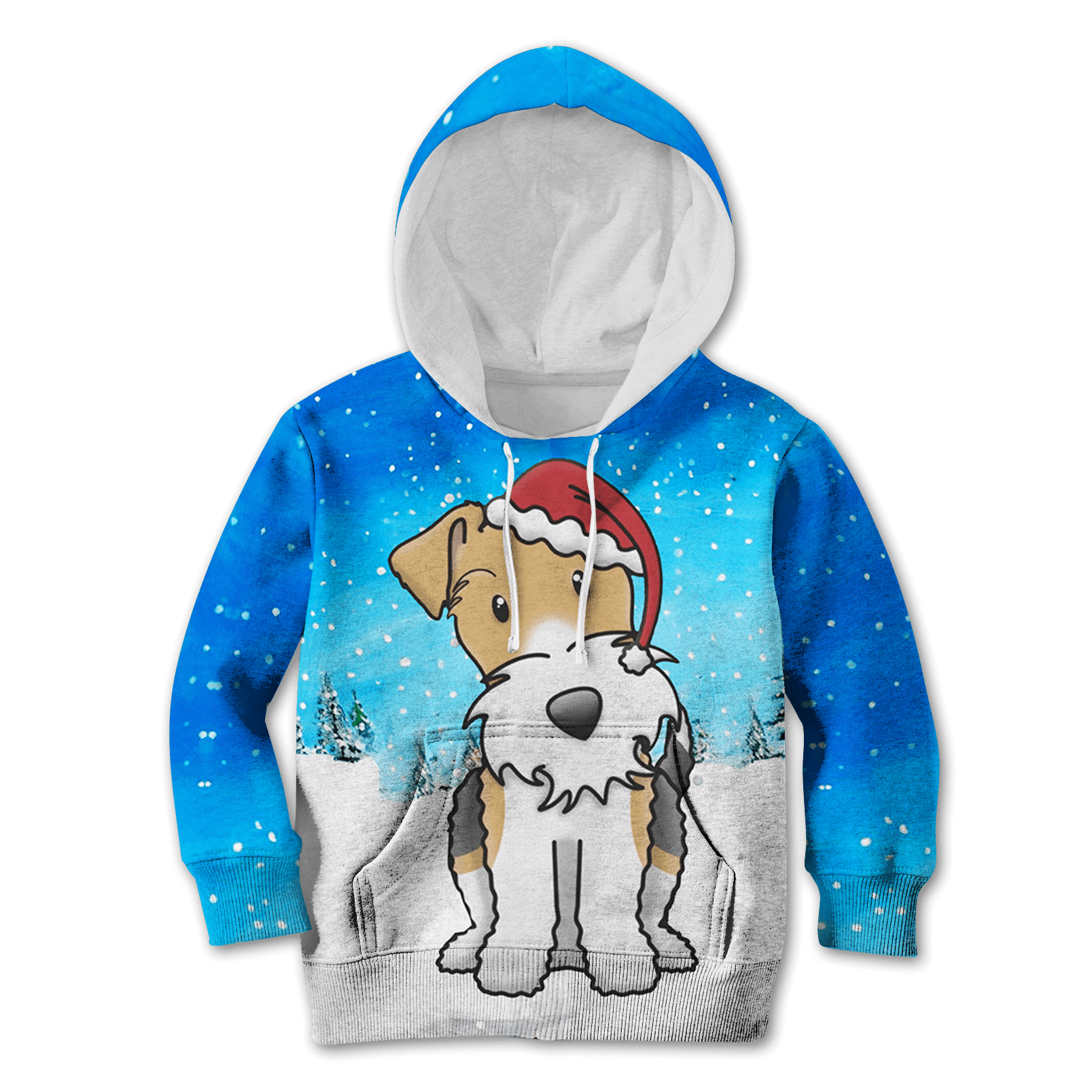 PUPPY DOG MERRY CHRISTMAS Kid Custom Hoodies T-shirt Apparel