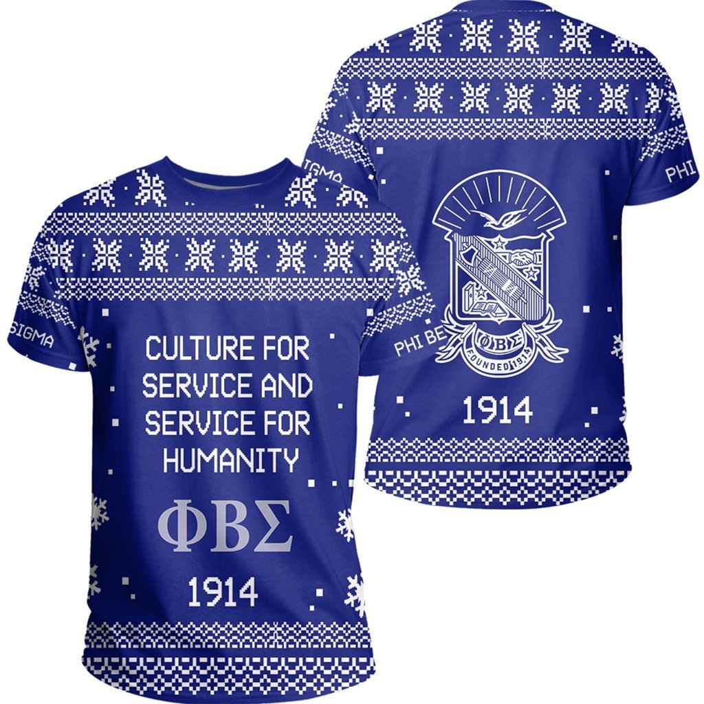 Fraternity Tshirt – Phi Beta Sigma Xmas Motto Tshirt