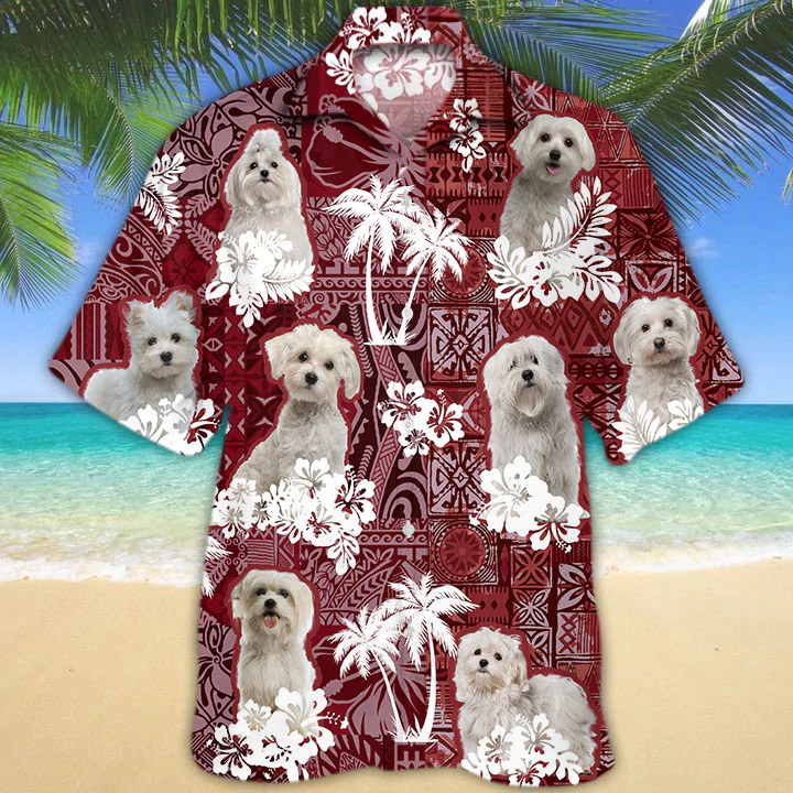 Maltese Hawaii Gift For Dog Lover Beach Hawaii Shirt Ha73552