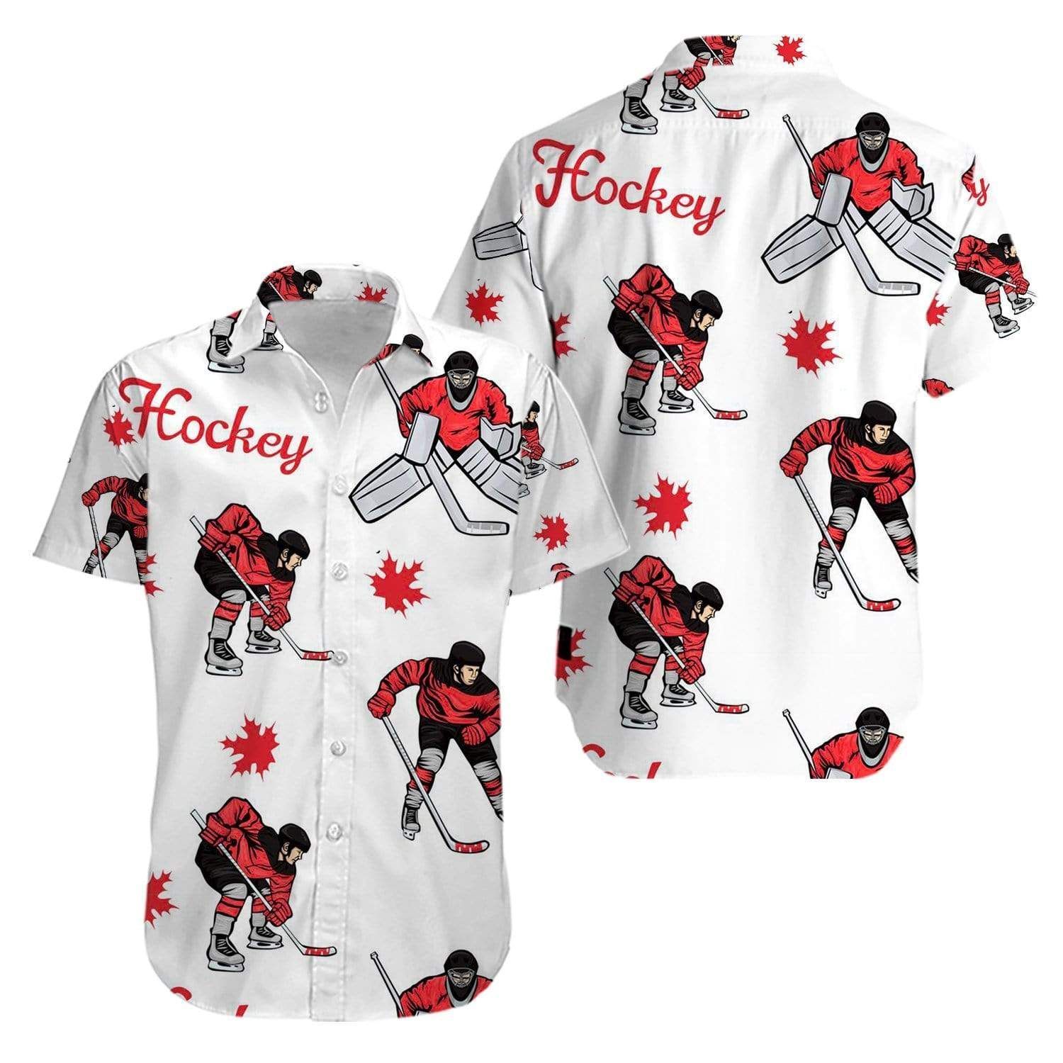 Cover Your Body With Amazing Hockey Player Canada Aloha Hawaii Shirts V Ha88443