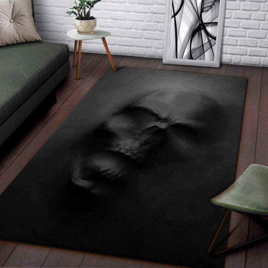 SKULL NIGHTMARE Area Rug 3D Printing