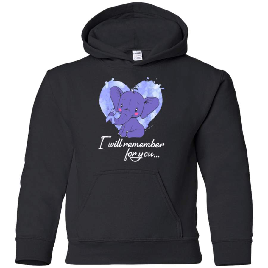 AGR I Will Remember You Pulmonary Hypertension Awareness Shirt youth hoodie