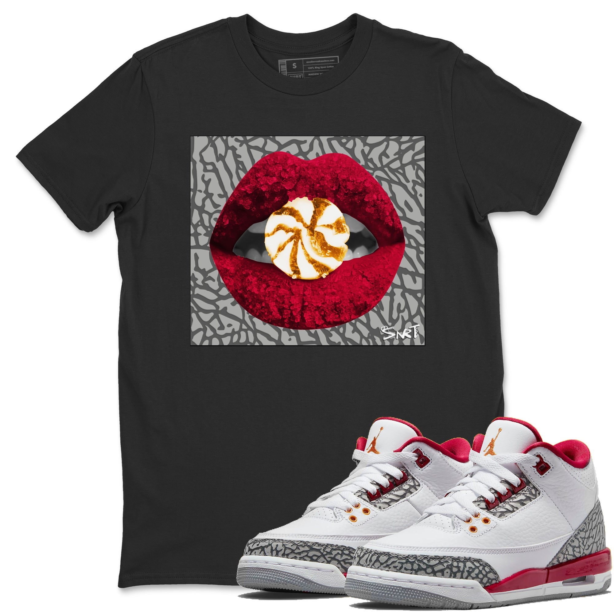 Lips Candy T-Shirt – Air Jordan 3 Cardinal