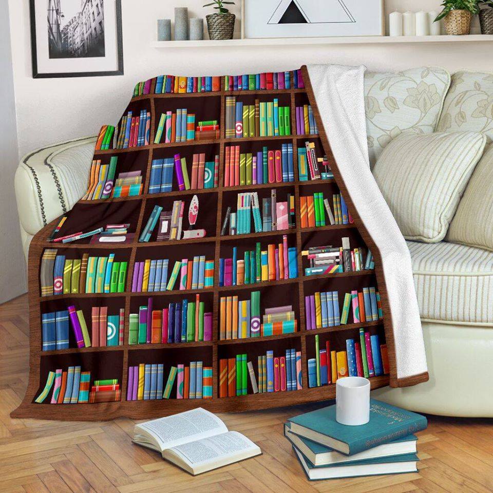 Bookshelf Blanket Christmas Gift For Son For Daughter