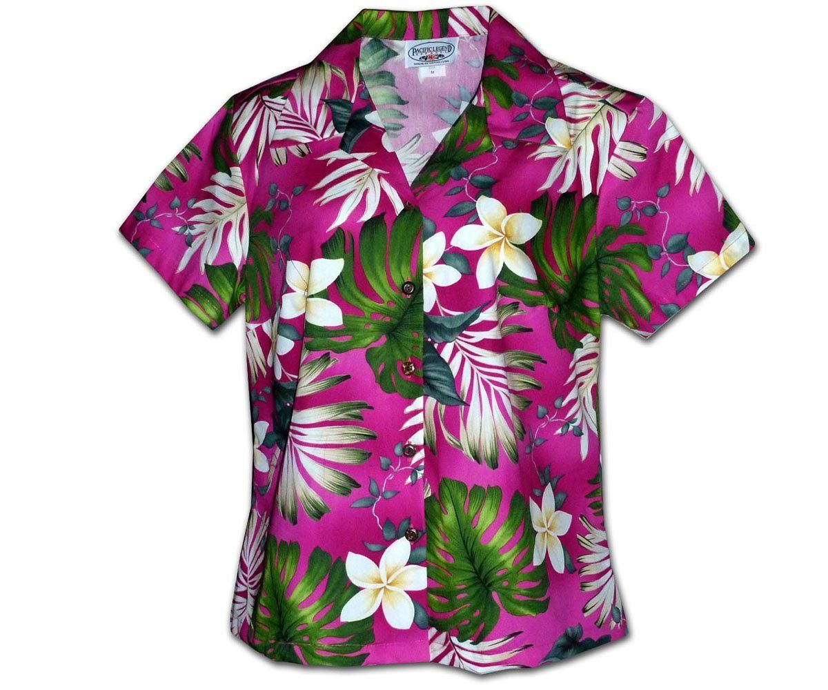 Monstera Monster Pink Fitted Hawaii Shirt Ha1517