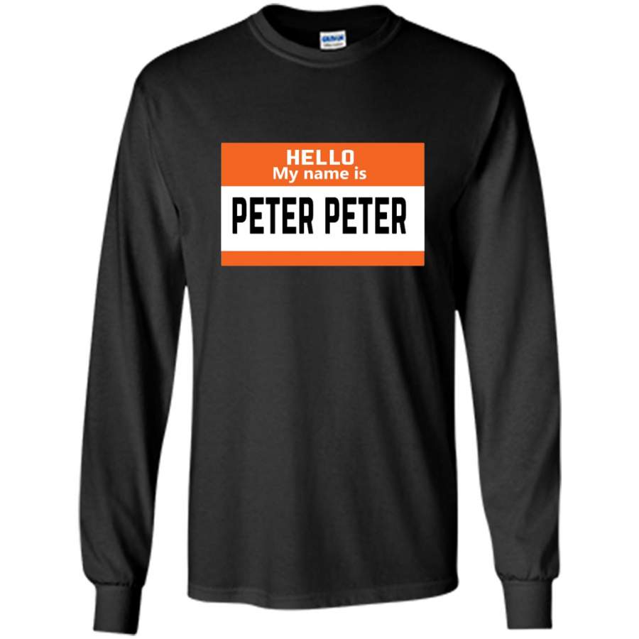 Peter Peter Pumpkin Eater Couples Halloween Costume – Gildan Long Sleeve Shirt