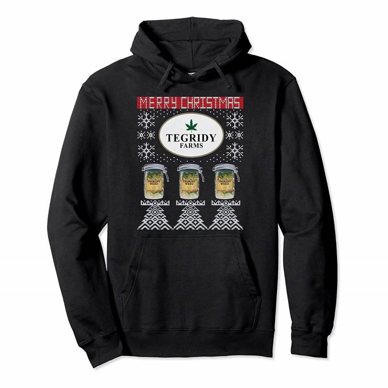 Tegridy Farms (Farming With Tegridy) Ugly Christmas Special Pullover Hoodie, T Shirt, Sweatshirt