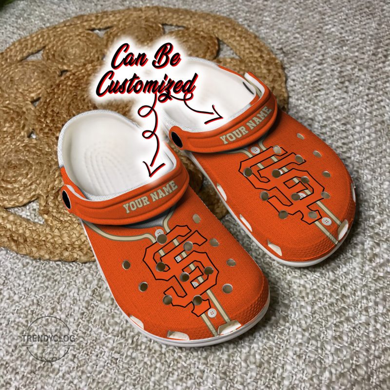 Baseball Personalized SF Giants Baseball Jersey Style Clog Shoes