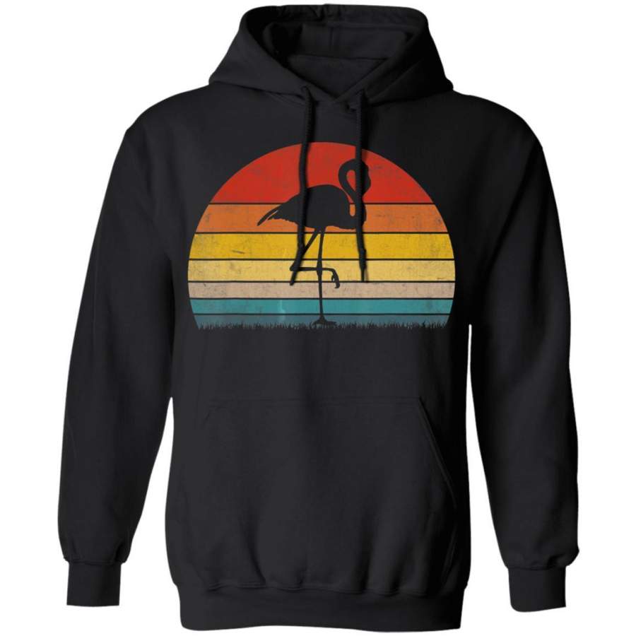 Vintage Sunset Trendy Animal Silhouette Flamingo Coffee Mug Hoodie