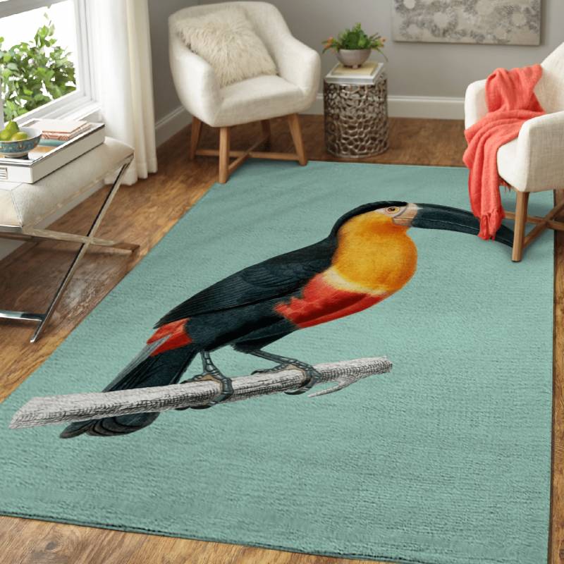 Toucan  – Cute Animals Area Rug Carpet