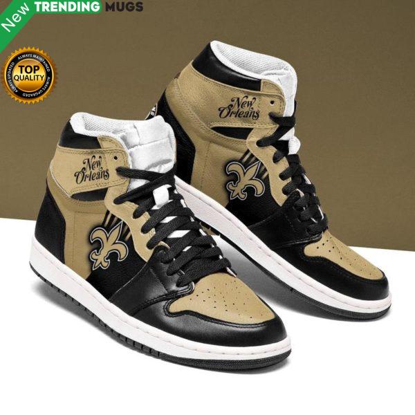 New Orleans Saints Men Jordan Shoes Unique Football Custom Sneakers