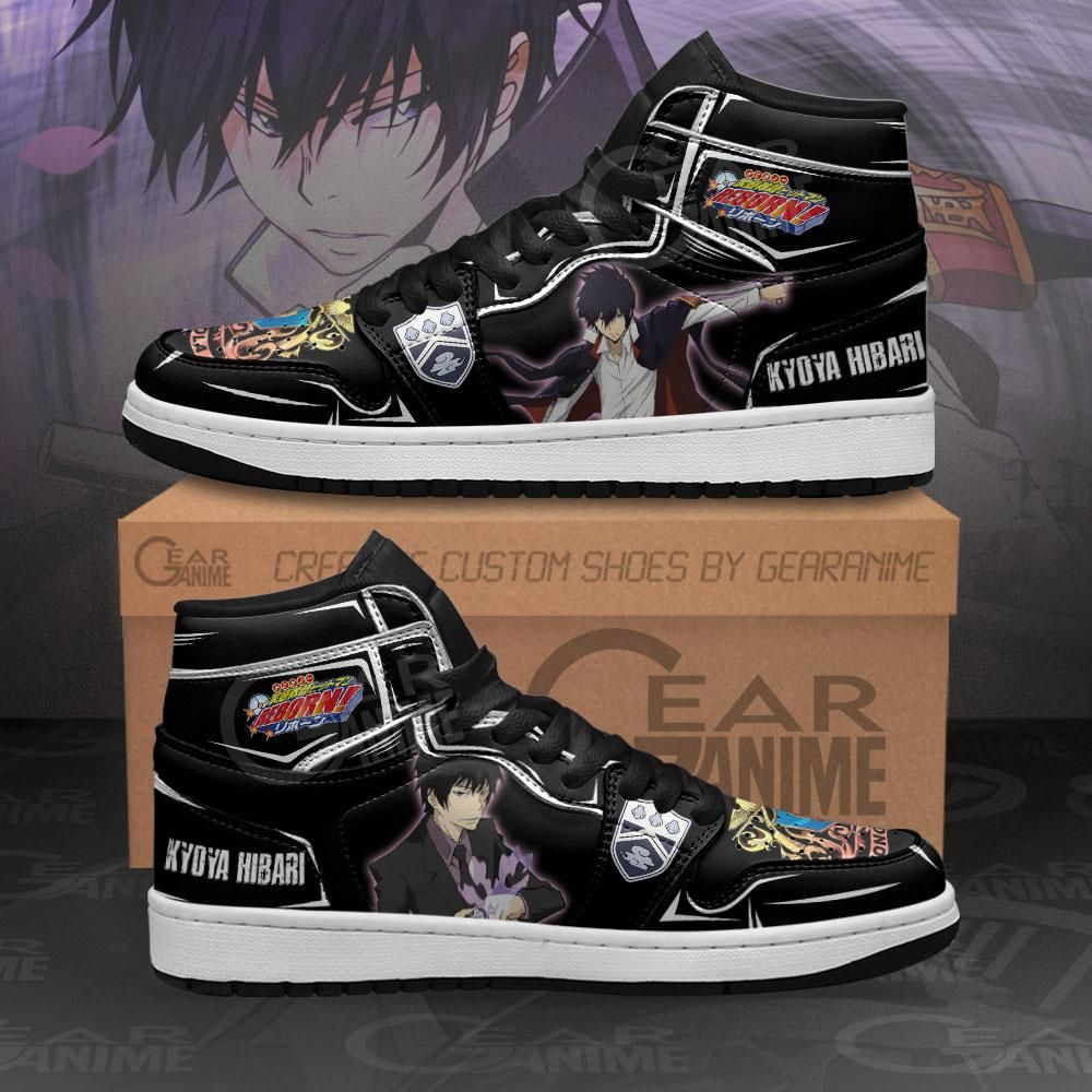 Kyoya Hibari Hitman Reborn Anime Mn11 Air Jordan Shoes Sport Sneakers