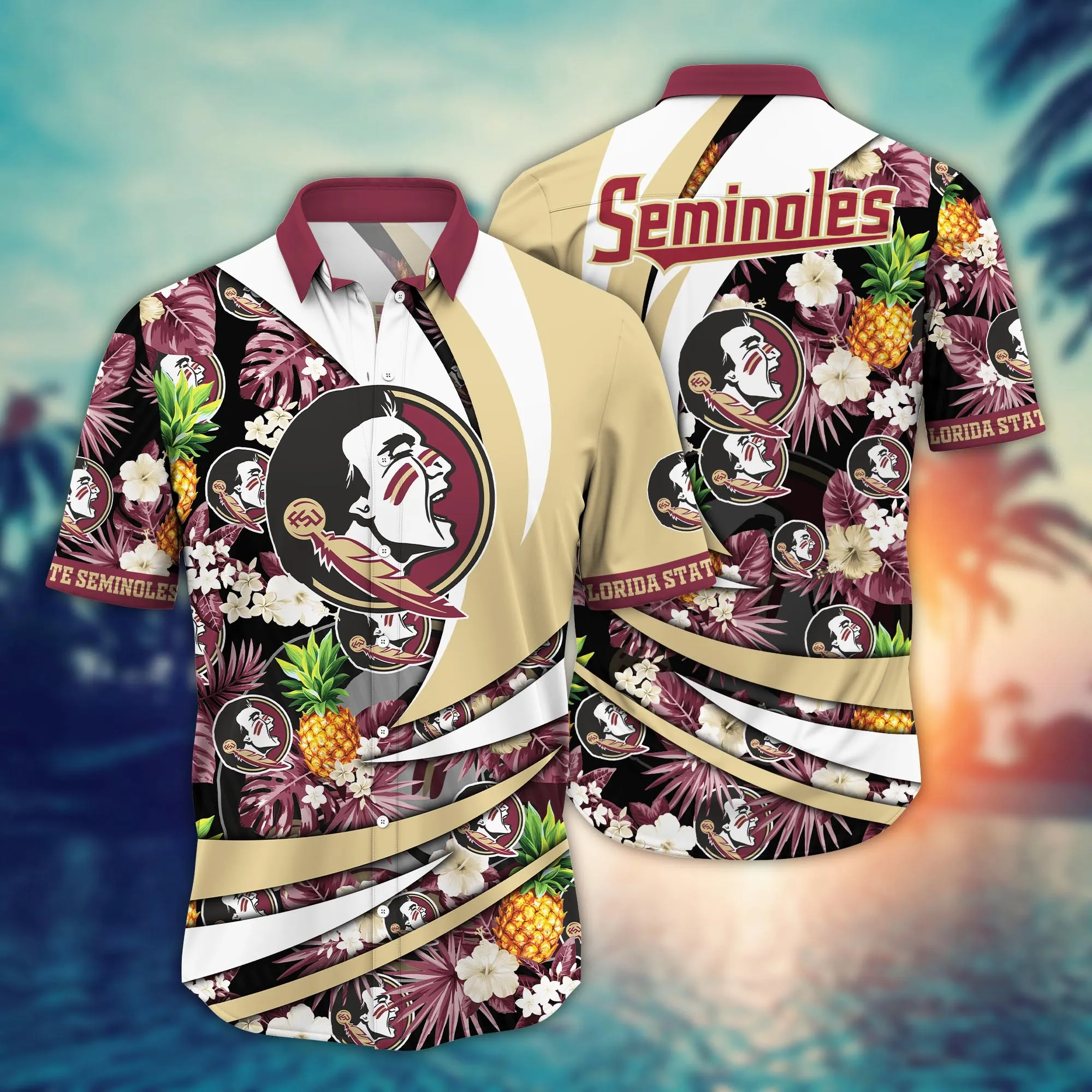 Florida State Seminoles NCCA Hawaiian Shirt Music Festivals Aloha Shirt