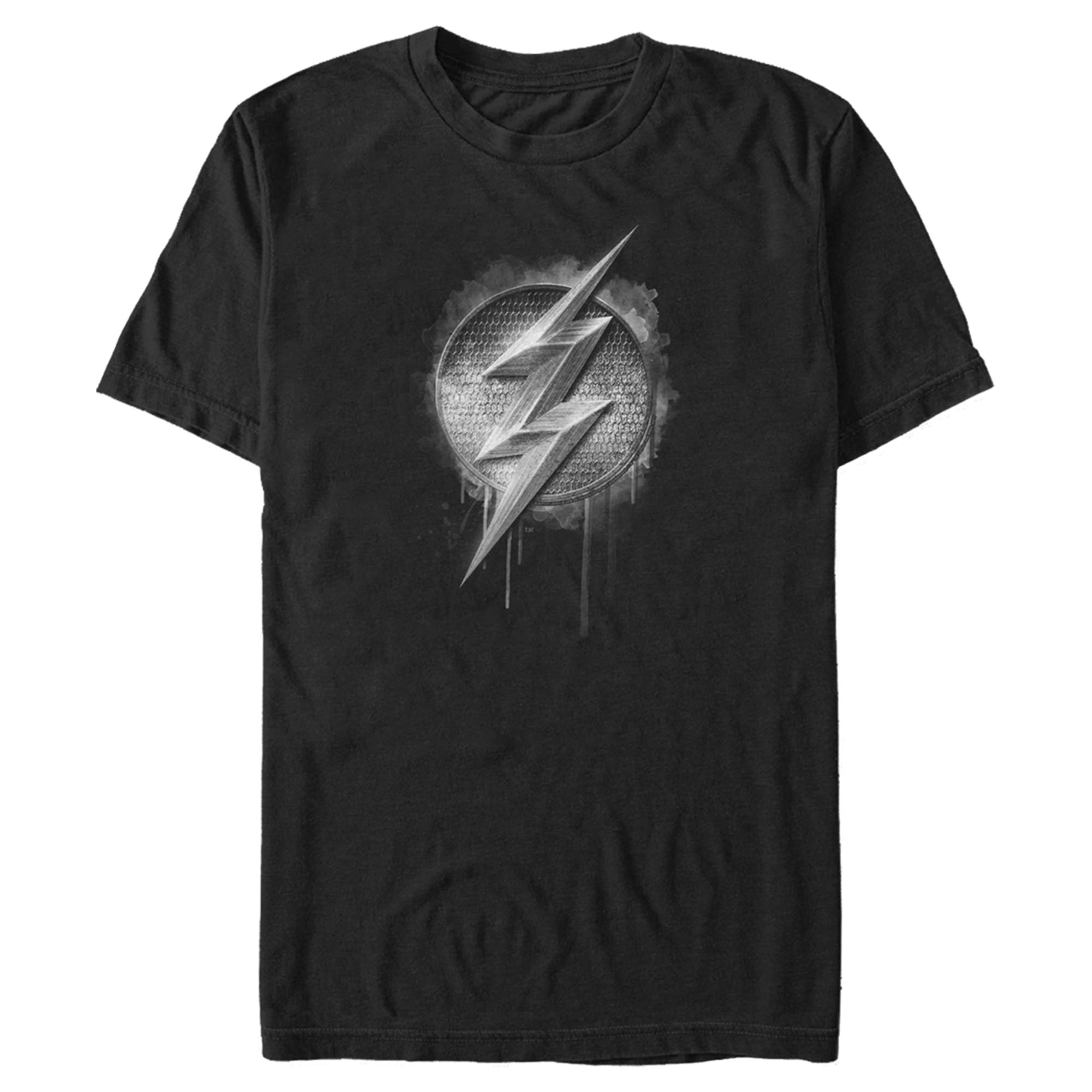 Zack Snyder Justice League Men’S The Flash Silver Logo  T-Shirt